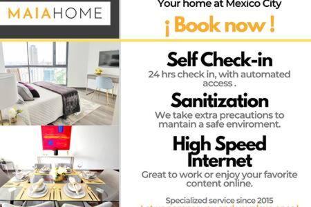 Orozco Maiahome-Polanco 1Br Close To Antara 멕시코 시 외부 사진